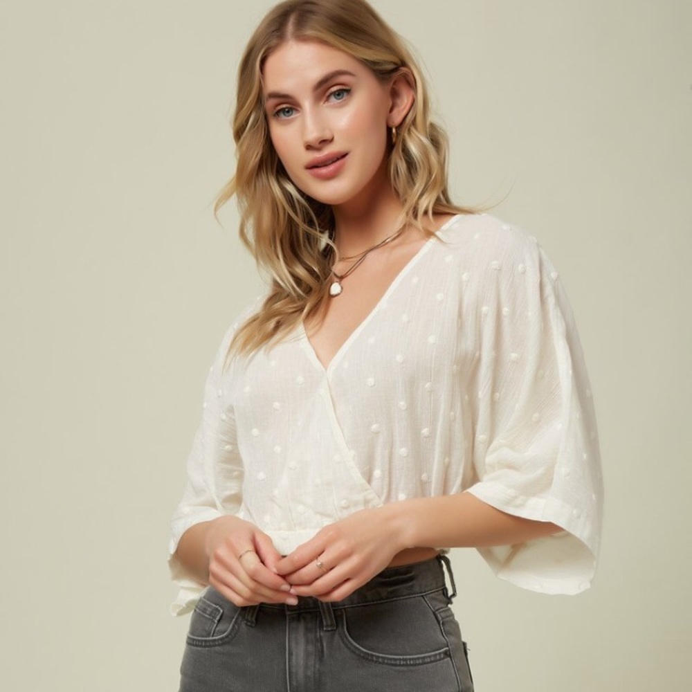 O’Neill cropped blouse